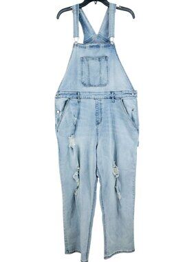 NoBo Overalls Juniors Size XXXL/21 Destroyed Stretch